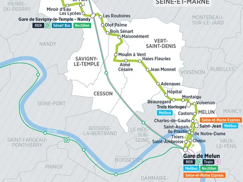 Les travaux du nouveau bus Tzen 2 ont commencé hier à Melun