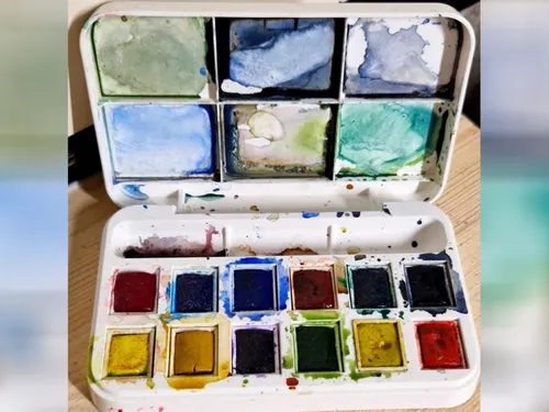 Les enfants s’initient à l’aquarelle à Fort-Mahon-Plage