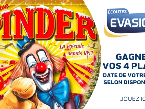 GAGNEZ VOS 4 PLACES POUR PINDER