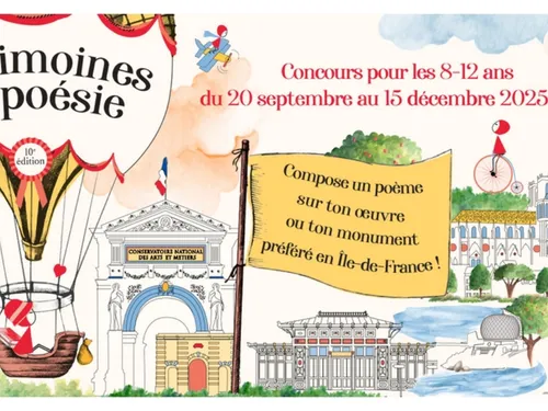 Poésie et patrimoine s'entremêlent en Île-de-France