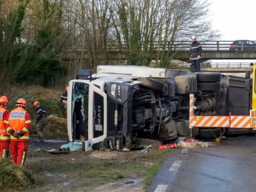 Impressionnant accident à Creil