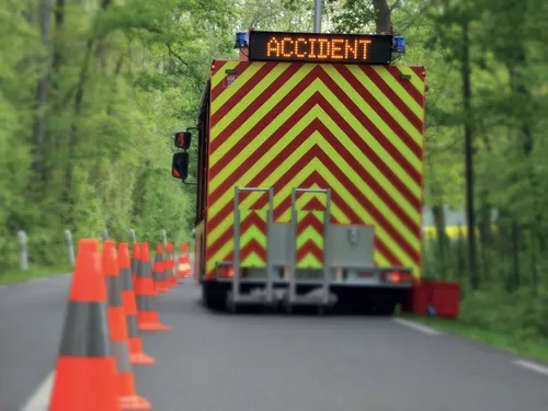 Un camion renversé sur la D15 à Maisoncelle-en-Brie