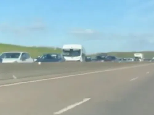 Un convoi exceptionnel a perturbé la circulation sur la Nationale...