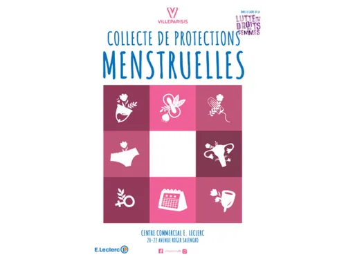 Une collecte de protections menstruelles à Villeparisis