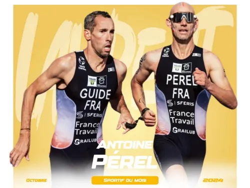 Un para-triathlète sportif du mois dans les Hauts-de-France 