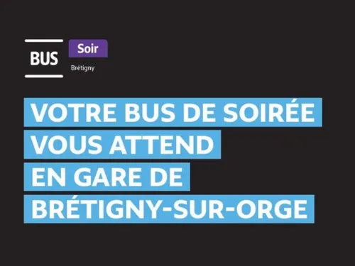 Un nouveau « bus de soirée » à Brétigny-sur-Orge et au Plessis-Pâté
