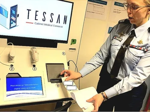 La première borne de téléconsultation médicale placée dans une...