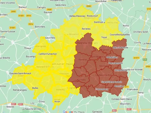 Sécheresse : le Plateau Picard met en ligne une carte interactive