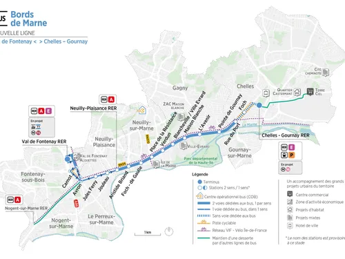 Le projet des bus Bords de Marne validé par Île-de-France Mobilités