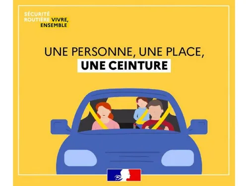 Les Franciliens seraient nombreux à se passer de ceinture de sécurité