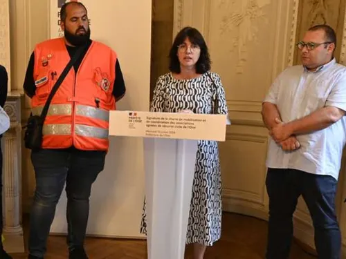 Pour le passage de la flamme olympique dans l'Oise, la préfecture...