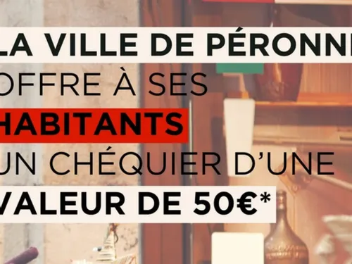 Péronne : des chéquiers à utiliser chez les commerçants pour les...