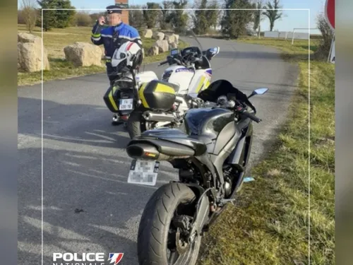 La Grande Paroisse : le motard perd son engin, son permis et son...