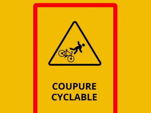 Des panneaux pour alerter les cyclistes en Essonne