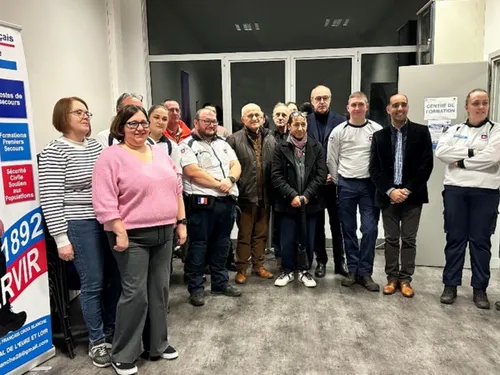 De nouveaux locaux pour les secouristes de la Croix Blanche dans le...