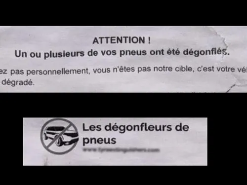Mais qui sont ces « Dégonfleurs de pneus » qui sévissent dans le...