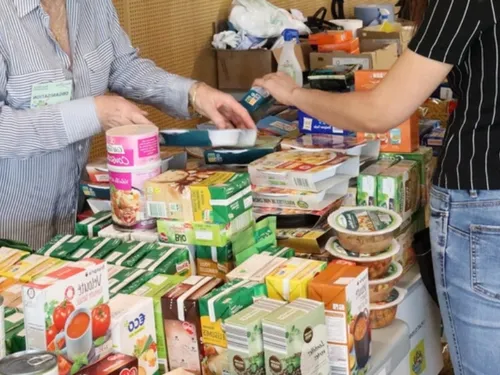 Une cinquantaine d'étudiants yvelinois ont reçu des denrées 