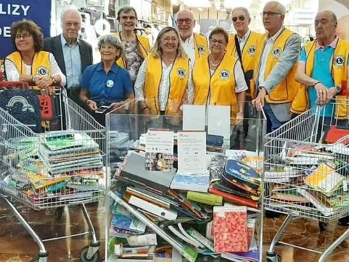 Une récolte fructueuse pour le Lions Club Vélizy Phoenix