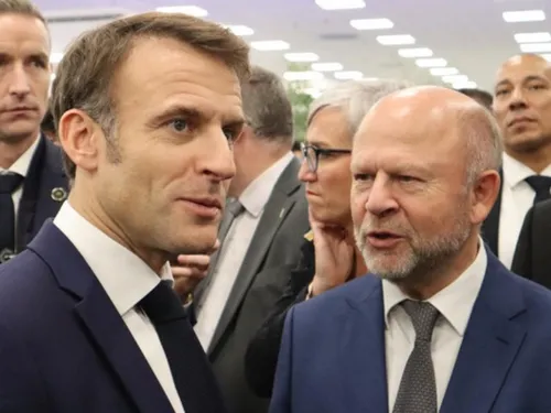 Emmanuel Macron était à Chartres jeudi