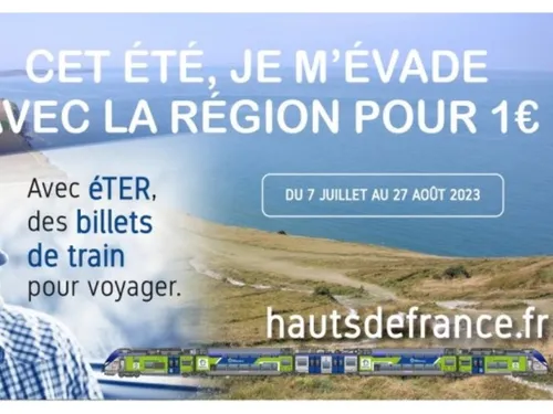 Découvrir les Hauts-de-France en train pourrait bien coûter moins...