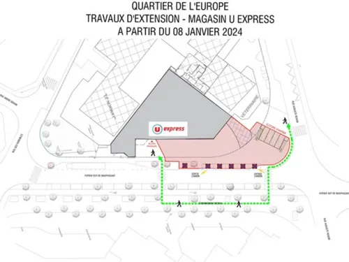 Un magasin commence ses travaux d'extension ce lundi à Chatou