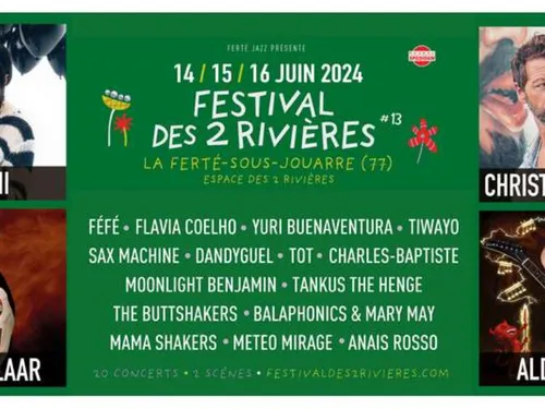 Le festival des 2 Rivières dévoile sa programmation