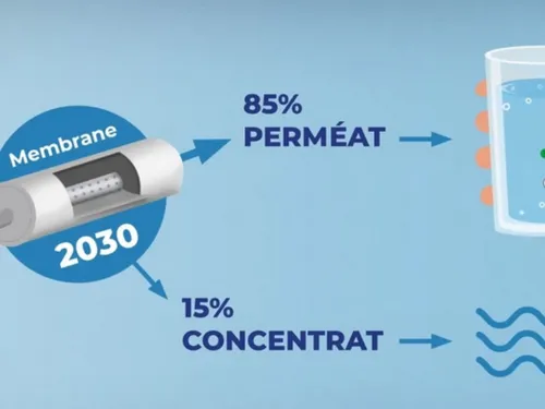 La nouvelle technique de filtration de l'eau francilienne...