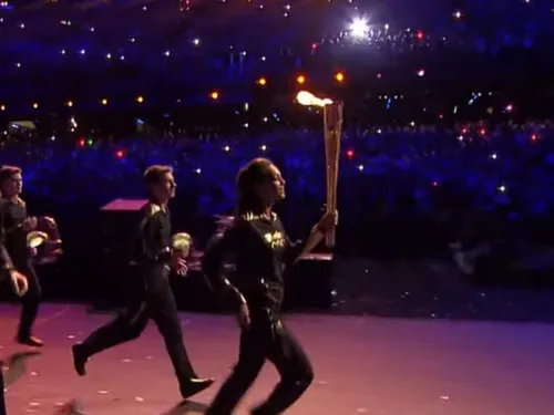 Trilport a donc vu passer la flamme paralympique, hier matin