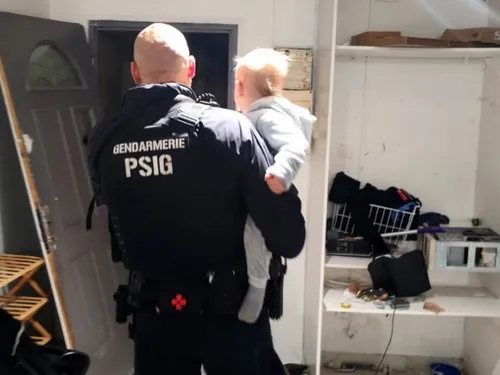 Un bébé de 15 mois a été sauvé par les gendarmes à Noyon