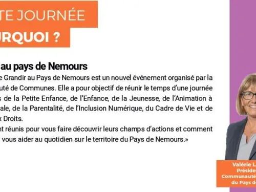 Un événement pour savoir comment « Grandir au Pays de Nemours »