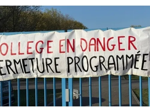 Un collège de Voisins-le-Bretonneux mobilisé contre la fermeture...
