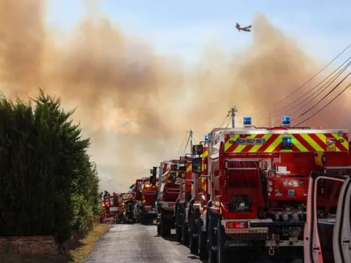 Pyrénées-Orientales : 800 pompiers mobilisés sur un important incendie