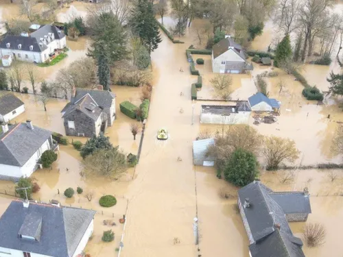 Les inondations font d'importants dégâts en Ille-et-Vilaine