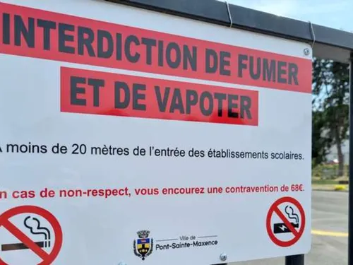Les fumeurs bannis des abords des écoles à Pont-Sainte-Maxence 