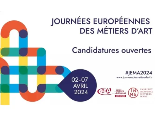 Les Journées européennes des métiers d'art, c'est aussi pour les...