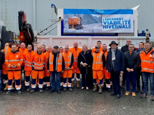 Le département de l'Oise lance sa campagne de viabilité hivernale