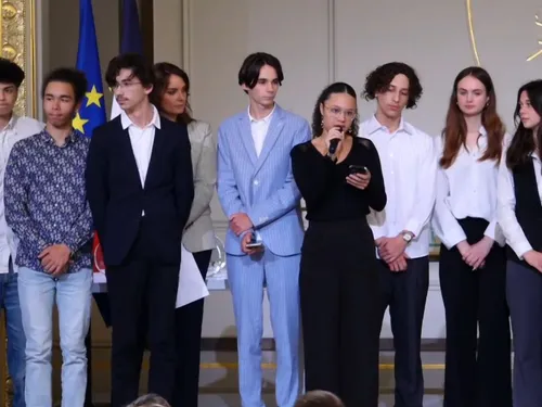 Des lycéens de Sartrouville distingués par Emmanuel Macron 