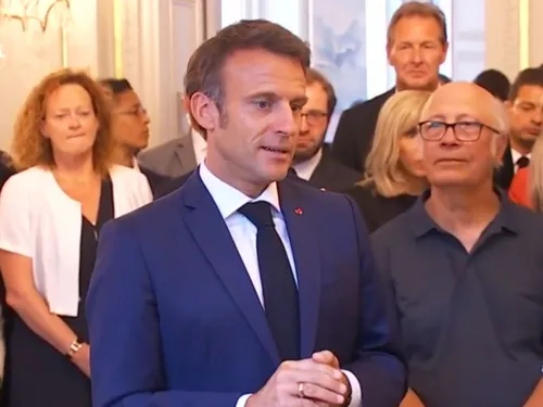 Emmanuel Macron s'est rendu à Annecy ce vendredi