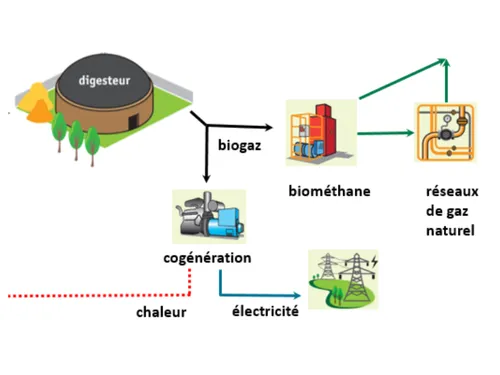 Du biométhane est toujours injecté dans les réseaux de gaz en...