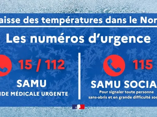 La préfecture de la région Hauts-de-France rappelle qui contacter...