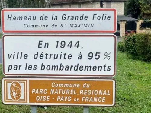 Saint-Maximin, meurtrie par les bombardements, affiche son passé