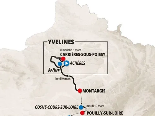 Le tracé du Paris-Nice 2026 dévoilé