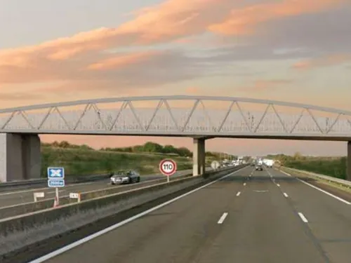 L'A4 fermée deux nuits pour la pose d'une passerelle piétons-cyclistes