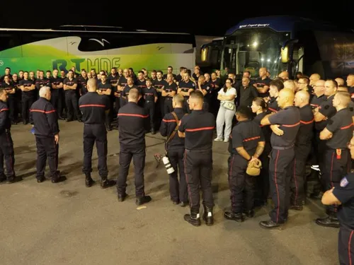 Incendies en Gironde : 146 pompiers des Hauts-de-France envoyés en...