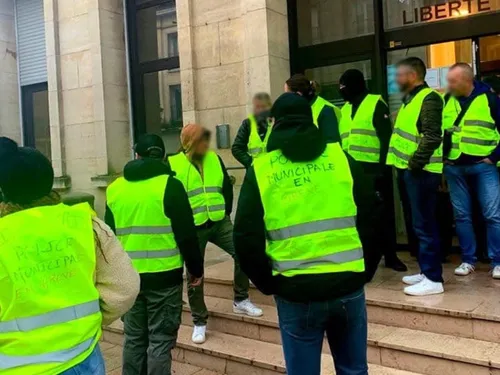 Les policiers beauvaisiens poursuivent leur mouvement de contestation