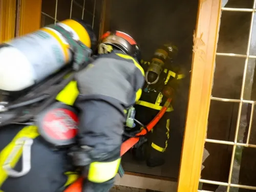 Une maison Samarienne dévastée par les flammes 