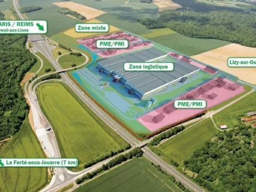La création de la zone d'activités des Effaneaux à Dhuisy se...