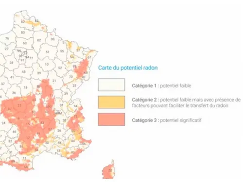 Le radon, un gaz radioactif, reste une menace mineure dans les...