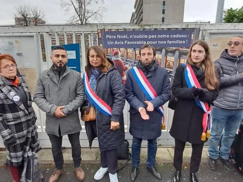 Un collectif manifeste pour le regroupement familial en Essonne