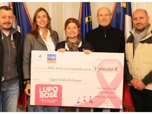 Un beau geste pour la lutte contre le cancer à Saint-Leu d'Esserent